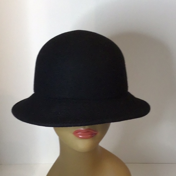 BLACK WOOL HAT - Picture 3 of 8